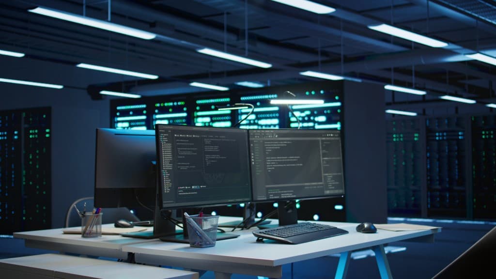 Data center server room